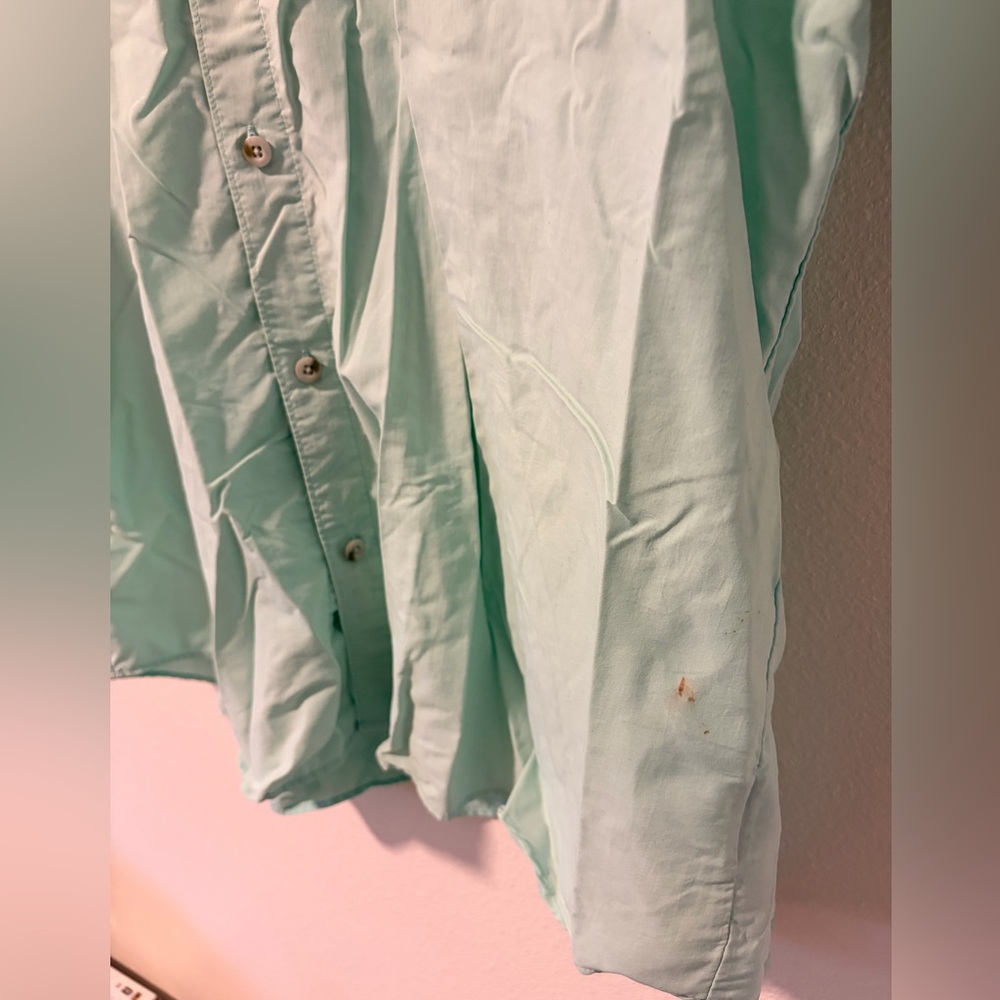 Columbia PFG Bahama II Short Sleeve Fishing Shirt Mint Green XXL - Picture 5 of 5